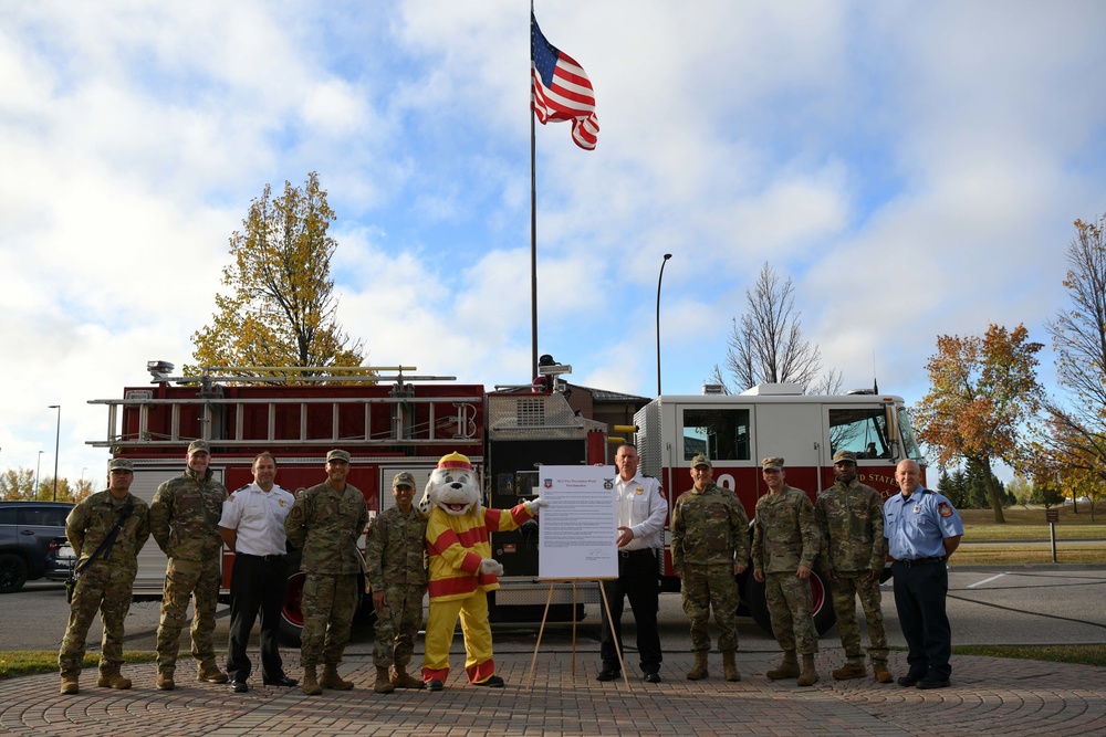 319th CES fire department celebrates 100 years of fire prevention