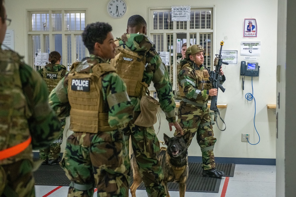 Yokota Security Forces guard mount operations during SRI