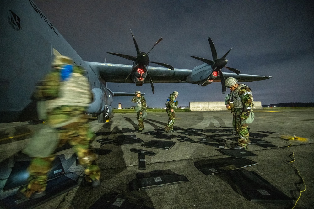 374th MXS armors a C-130J during an SRI