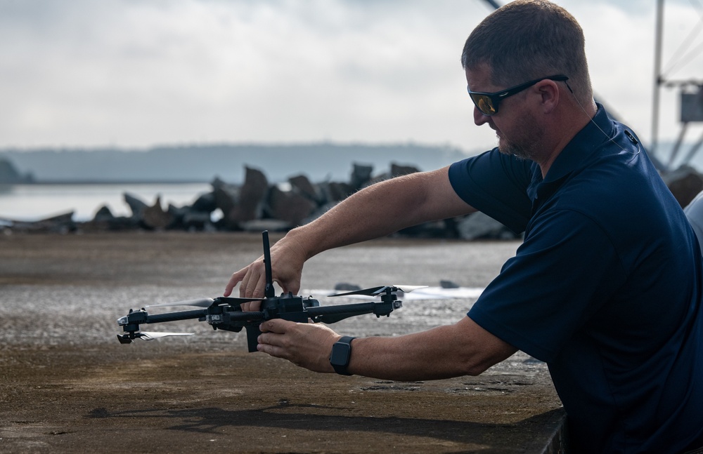 Drone digitally maps Pier Bravo