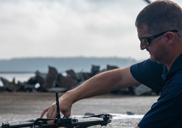 Drone digitally maps Pier Bravo