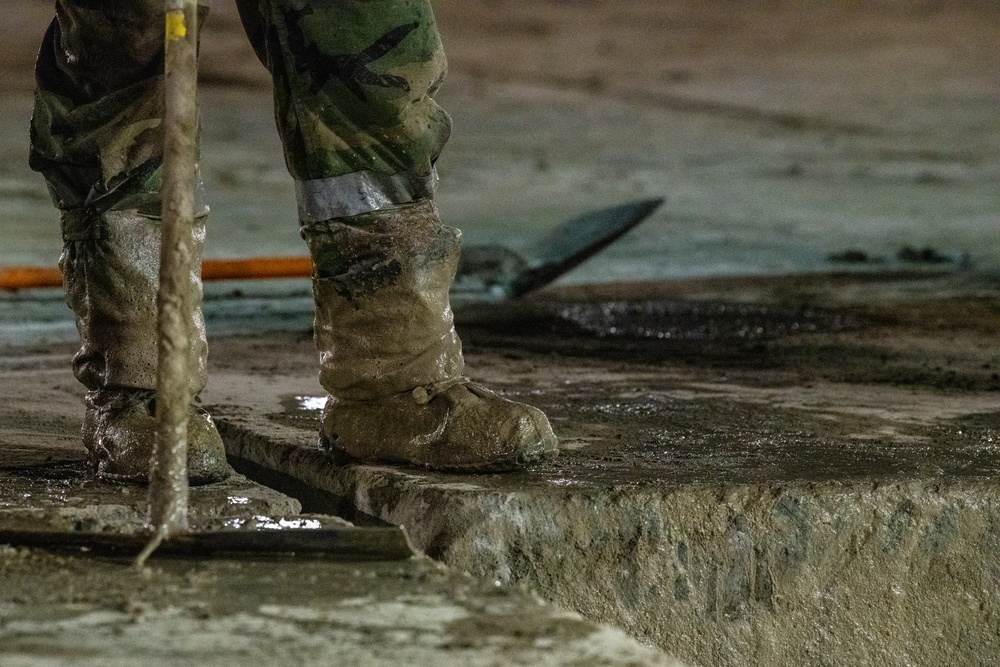 374th CES conduct Rapid Airfield Damage Repair during an SRI