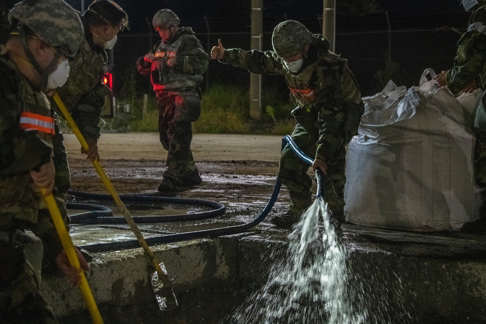 374th CES conduct Rapid Airfield Damage Repair during an SRI