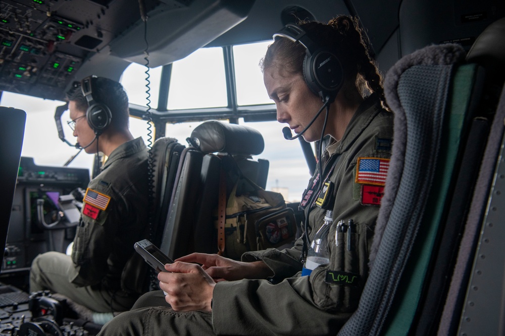 Yokota Air Base executes show of force formation flight during the Samurai Readiness Inspection