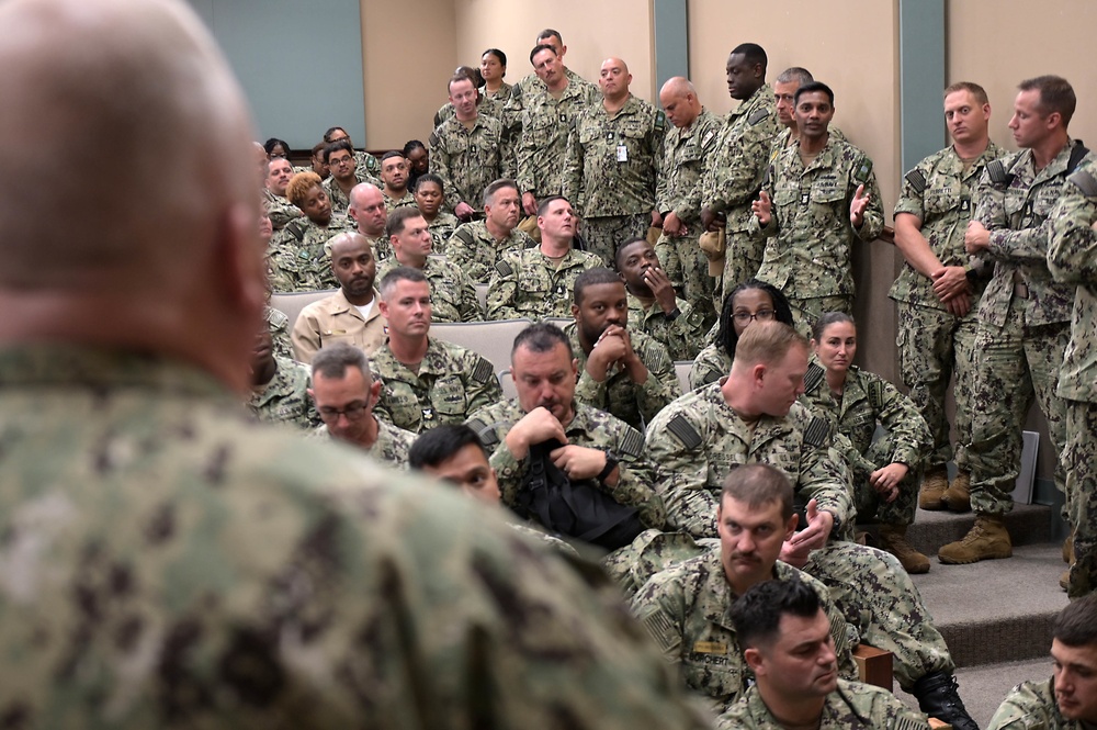 Master Chief Petty Officer of the Navy James Honea Visits Naval Station Mayport