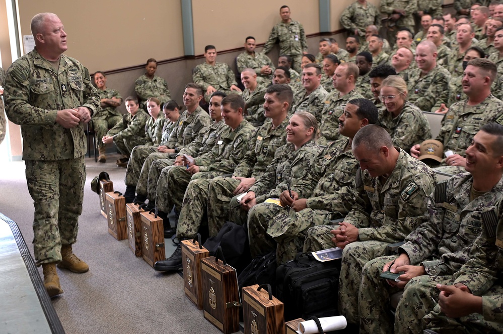 Master Chief Petty Officer of the Navy James Honea Visits Naval Station Mayport