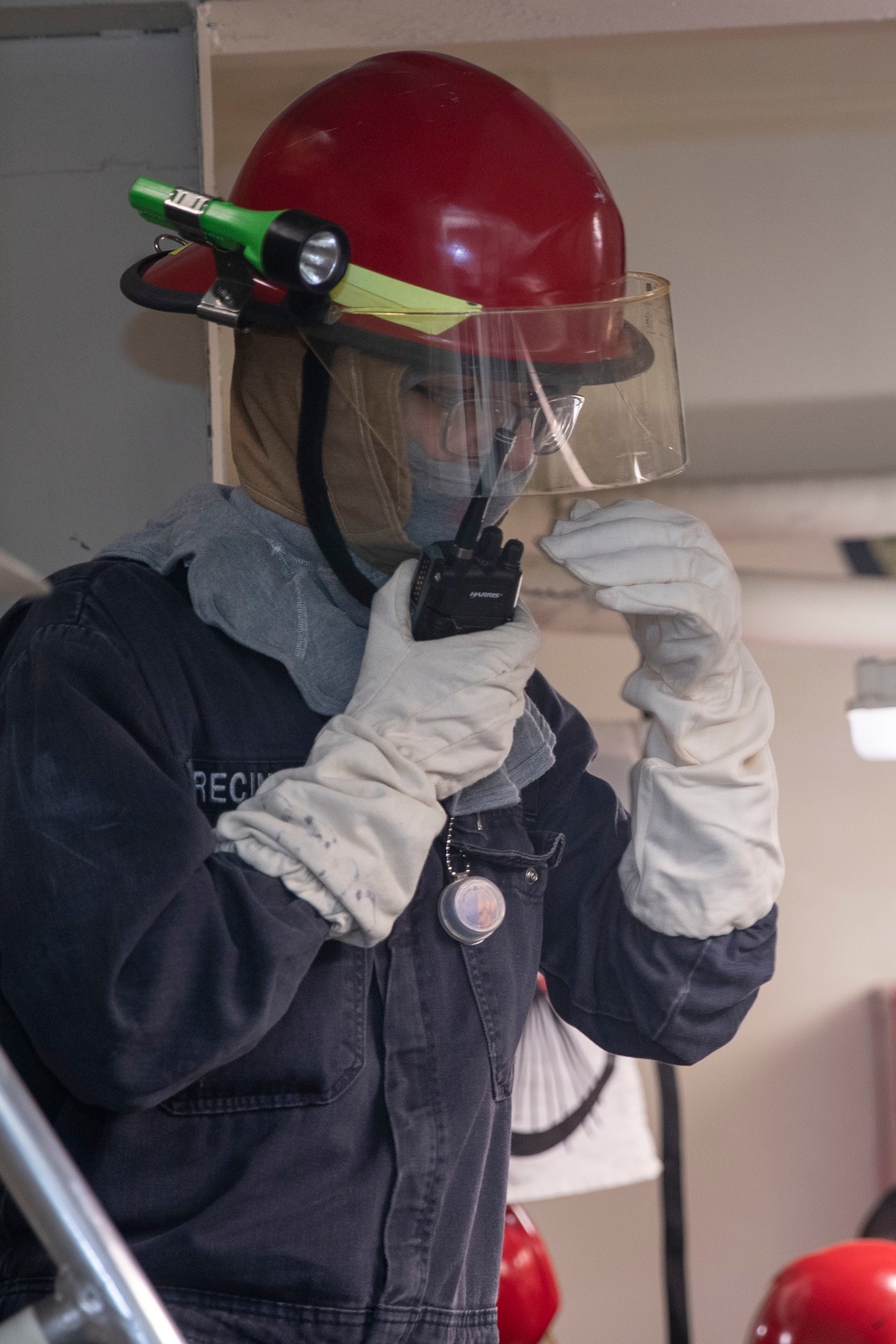 USS Tripoli Flying Squad Drill