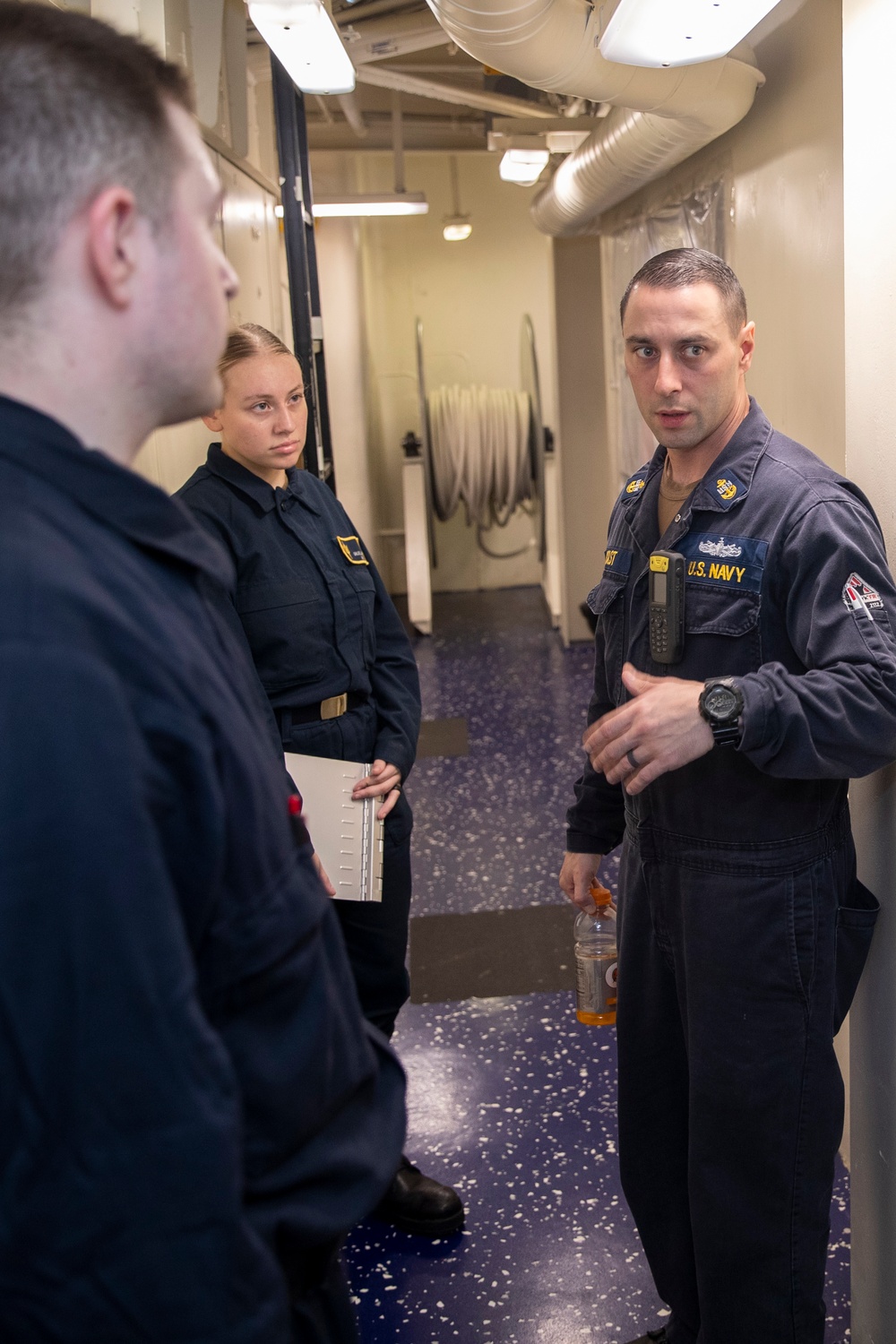 USS Tripoli Flying Squad Drill