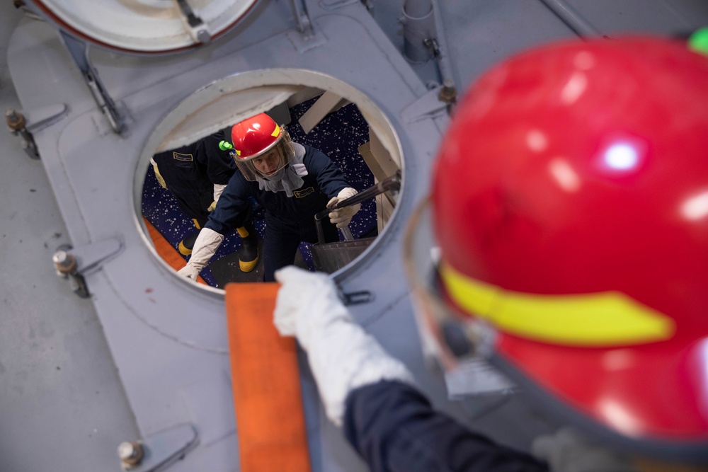 USS Tripoli Flying Squad Drill
