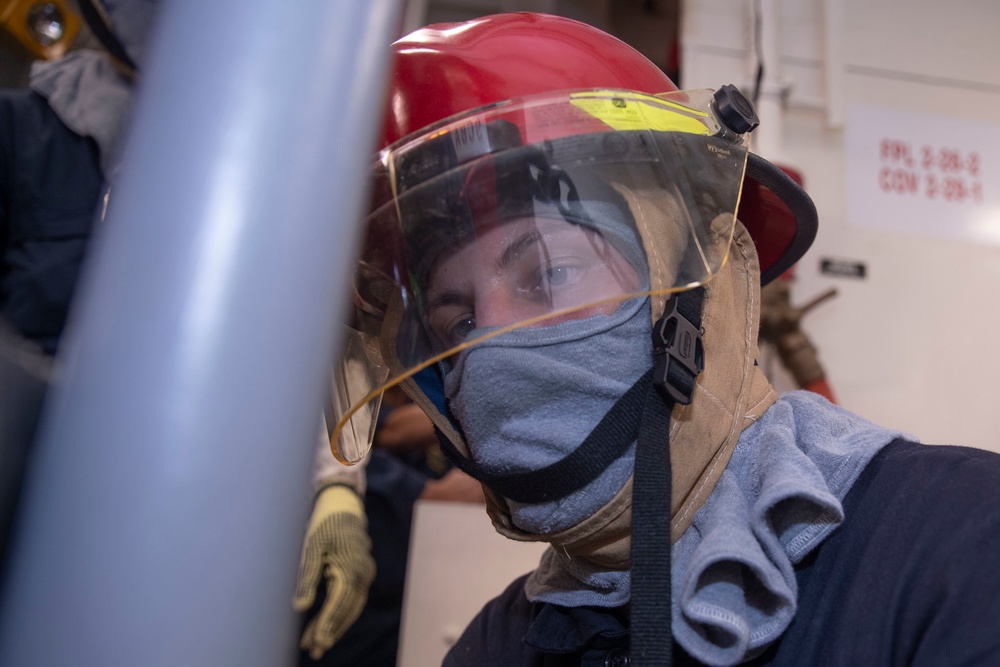 USS Tripoli Flying Squad Drill