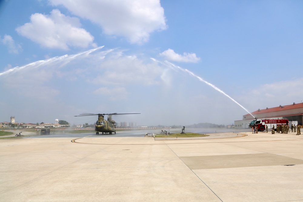 Why Some Flights Get a Water Canon Salute