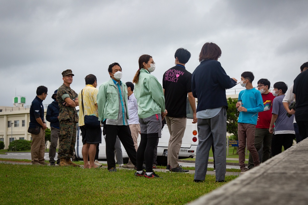 U.S. Marines and Local Residents Participate in a Tsunami Evacuation Drill During Exercise Constant Vigilance 2022