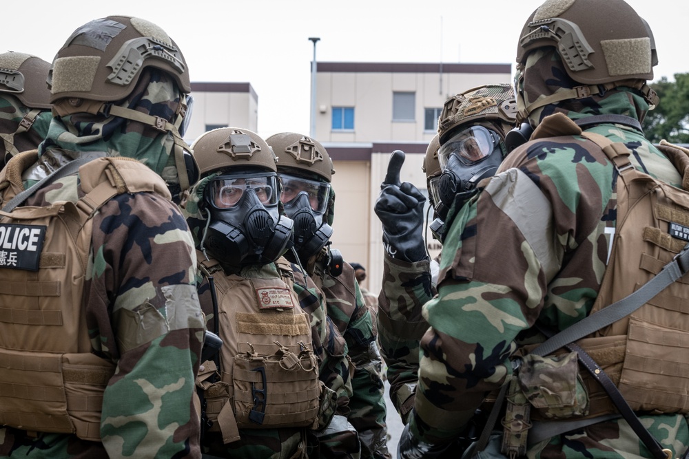 Yokota Airmen simulate mass casualty response