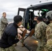 USNMRTC Yokosuka and Yokota Air Base Staff Education and Training (SEAT) partner to perform UH-1N helicopter mass casualty drill components