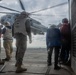 Combat Logistics Regiment 37 supports simulated medical resupply with Marine Heavy Helicopter Squadron 361