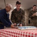 Combat Logistics Regiment 37 Marines and Sailors celebrate Navy Birthday aboard USNS Sacagawea