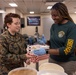 Combat Logistics Regiment 37 Marines and Sailors celebrate Navy Birthday aboard USNS Sacagawea