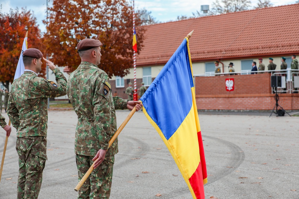 Romanian Sky Guardians relieve the Transylvanian Gepards in Battlegroup Poland