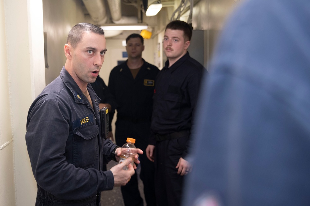 USS Tripoli Flying Squad Drill
