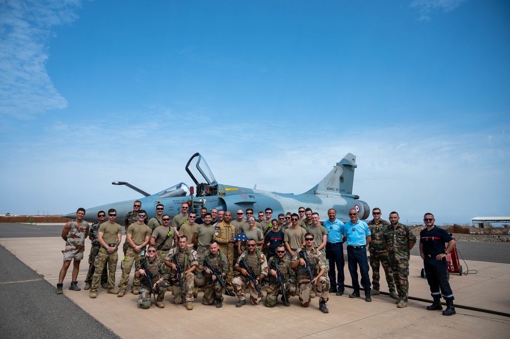 U.S., French emergency landing exercise