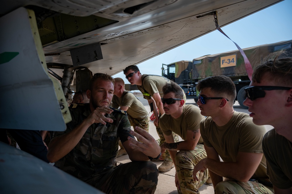 U.S., French emergency landing exercise
