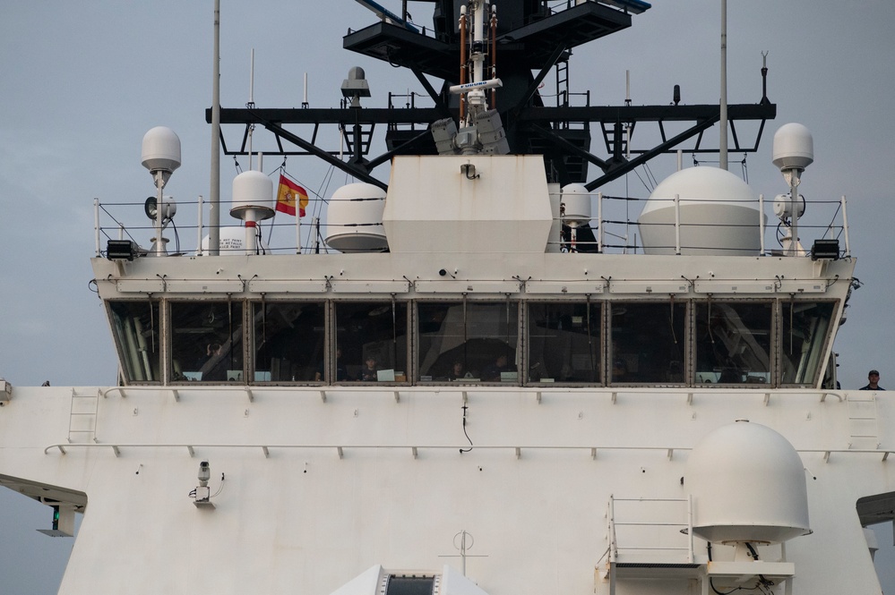 Coast Guard Cutter Hamilton arrives in Rota, Spain for EUCOM deployment