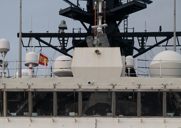 Coast Guard Cutter Hamilton arrives in Rota, Spain for EUCOM deployment