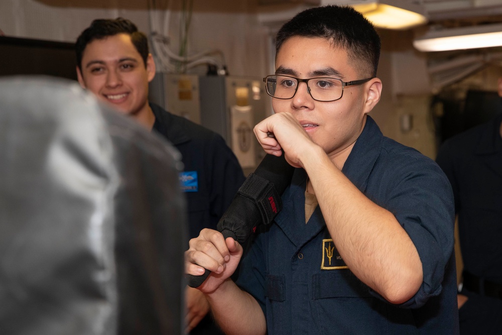 USS Tripoli Sercurity Reaction Class