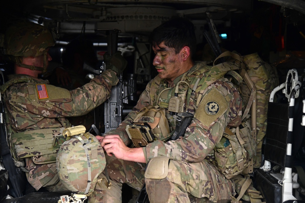 Support By Fire With 2nd Cavalry Regiment's Bull Troop