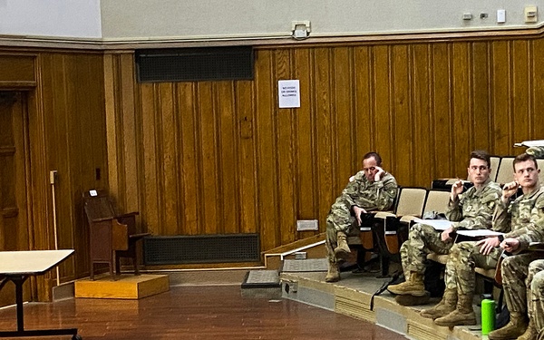 Cadets explore diplomatic tactics during MWI event