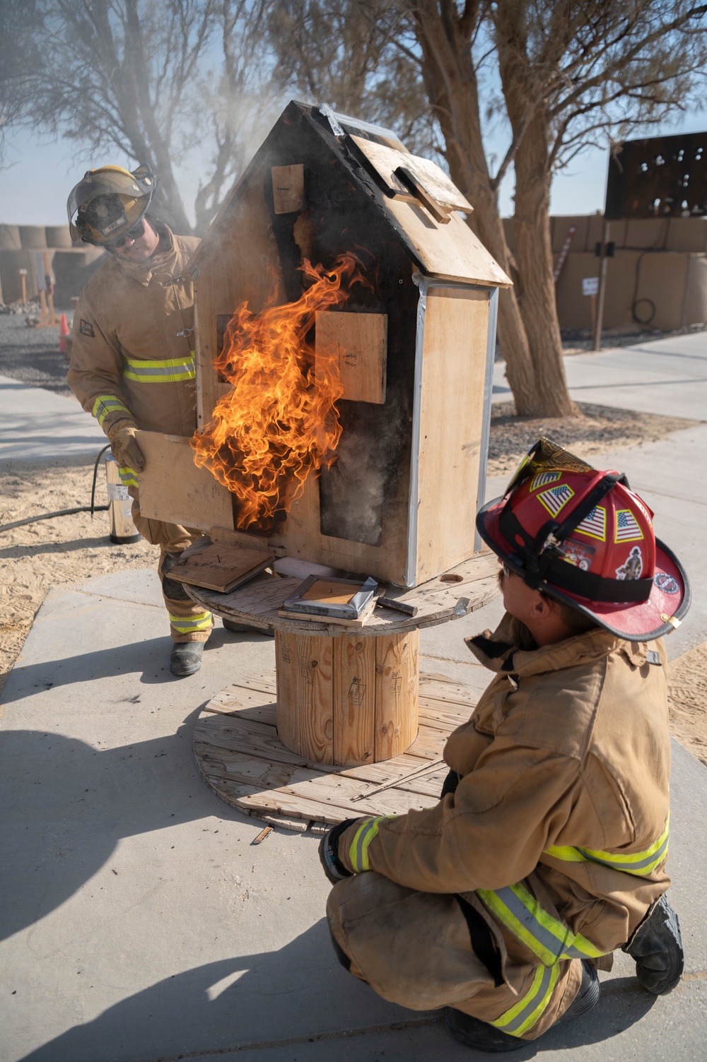 332s Air Expeditionary Wing Celebrates Fire Prevention Week