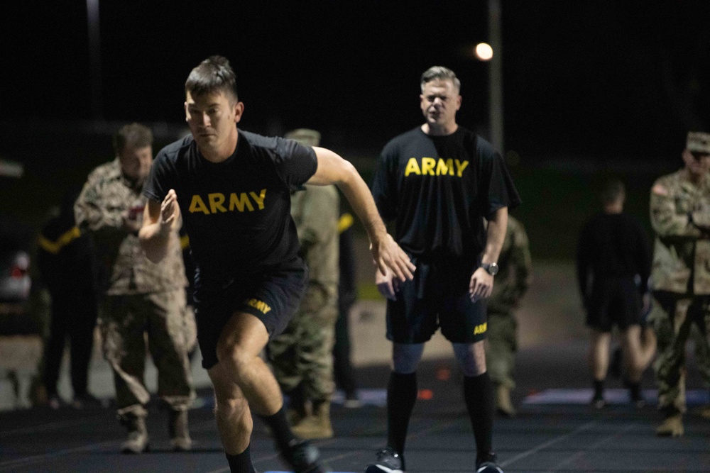 Soldier performs sprint event of GAFPB