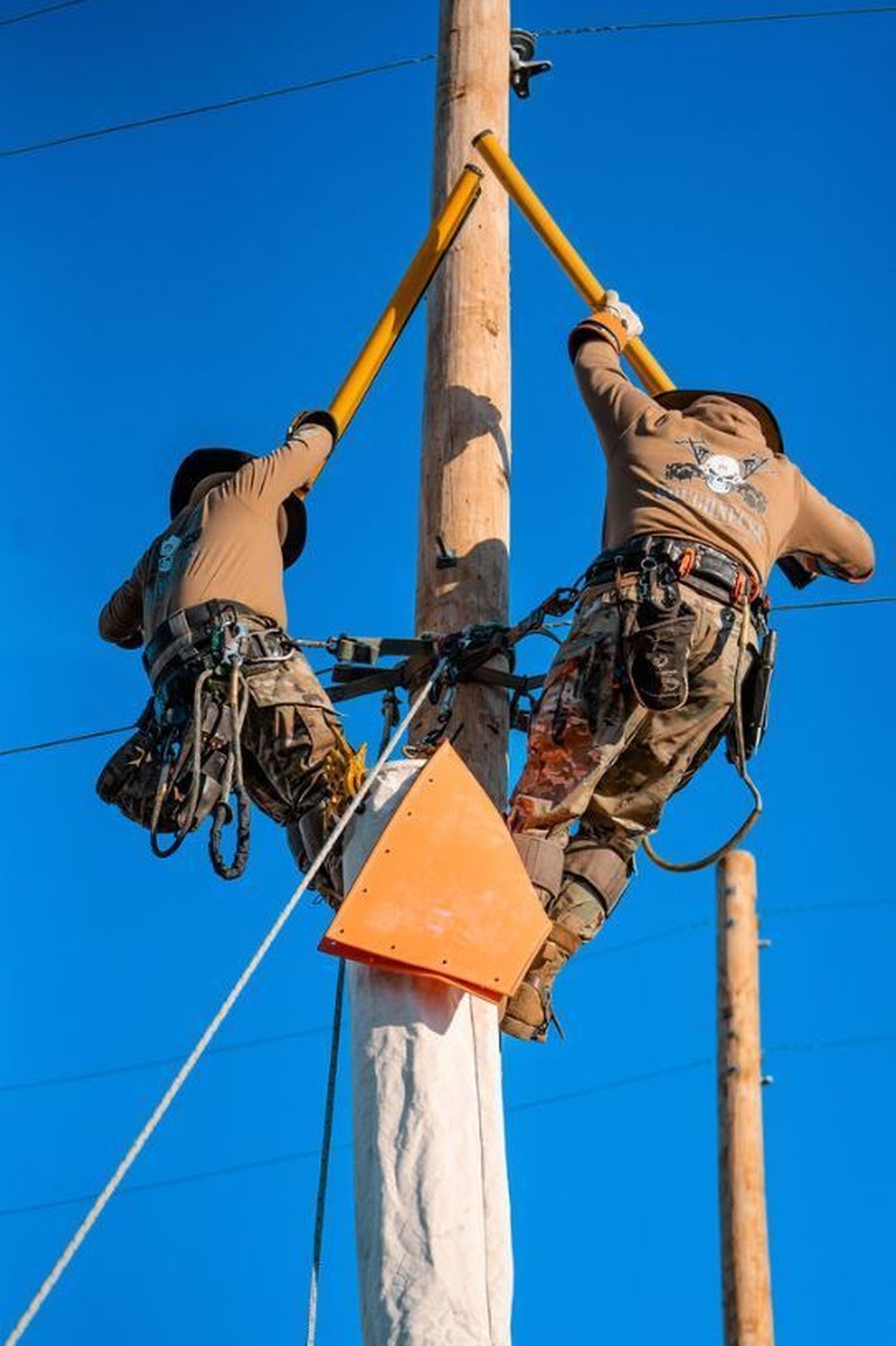 DVIDS - News - From Florida, Puerto Rico to Kansas: 249th Engineer  Battalion practice industry skills at 38th International Lineman's Rodeo  and beyond