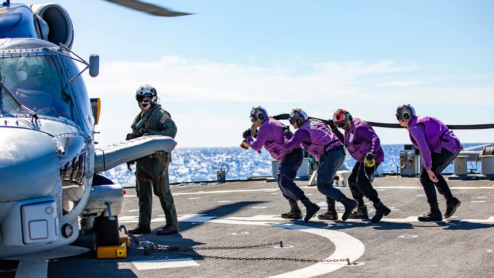 Commander, Carrier Strike Group 12 Visits USS Ramage