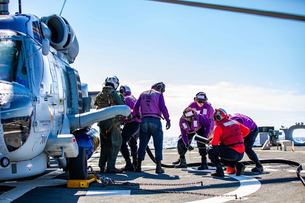 Commander, Carrier Strike Group 12 Visits USS Ramage