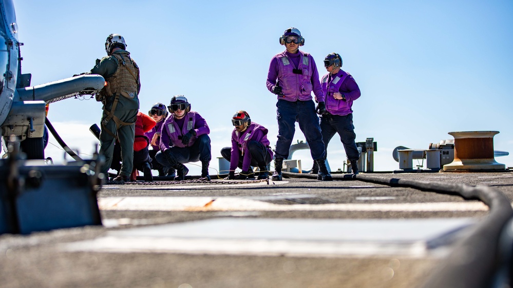 Commander, Carrier Strike Group 12 Visits USS Ramage