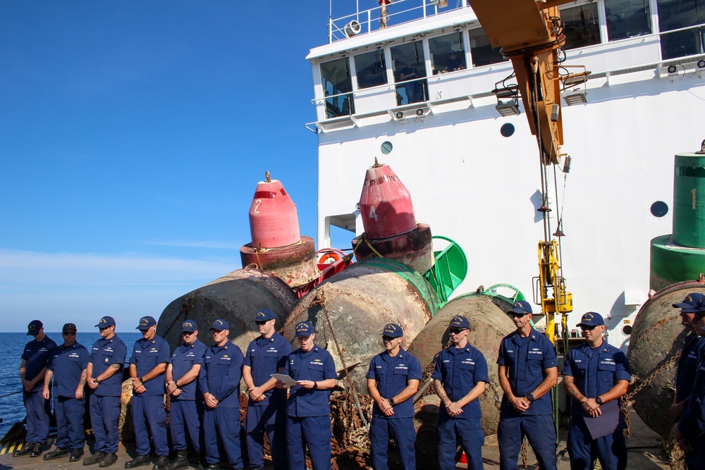 U.S. Coast Guard Cutter Willow recognizes Eight Bells Sea Service Celebration