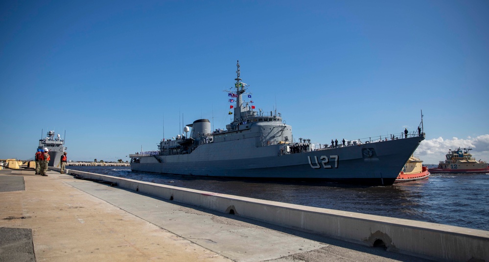 Brazilian Training Ship Pulls into NAVSTA Mayport