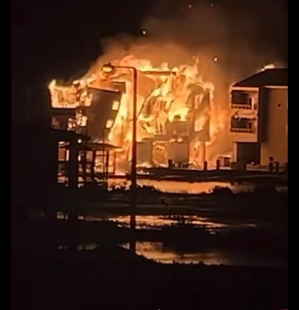 Coast Guard assists agency partners, fights condo fire in Port Isabel, Texas