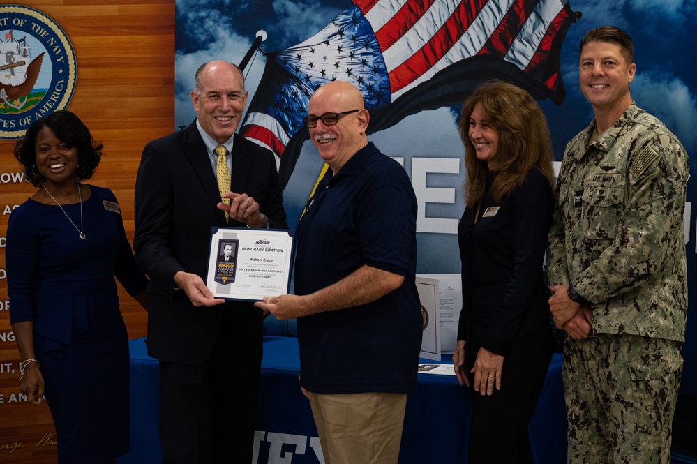 Navy Exchange Lakehurst wins Bingham Award