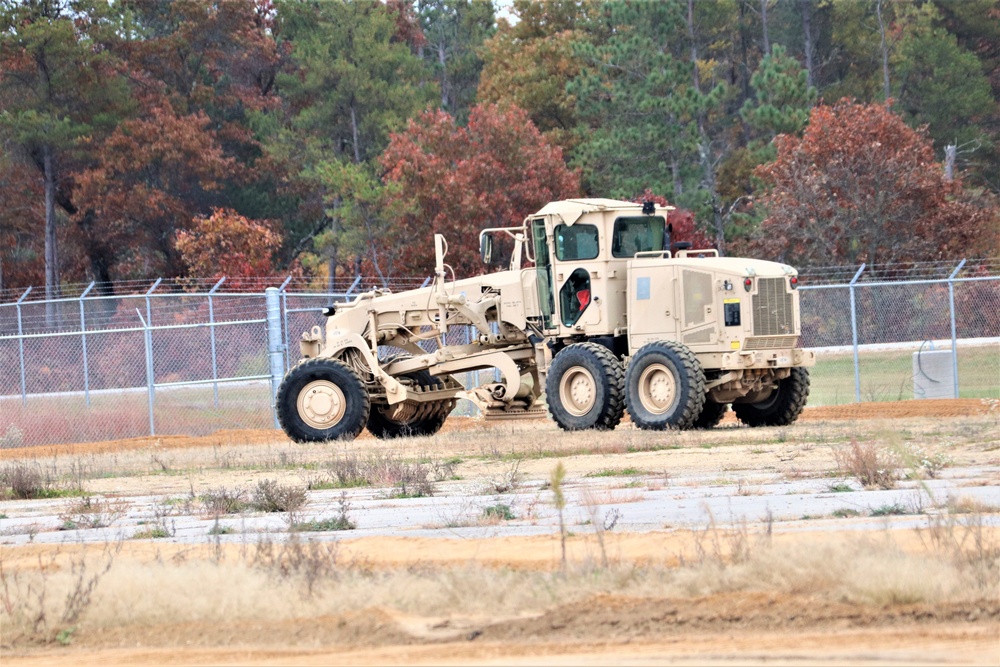 Engineers with Wisconsin National Guard’s 173rd Engineer Company work on McCoy troop project