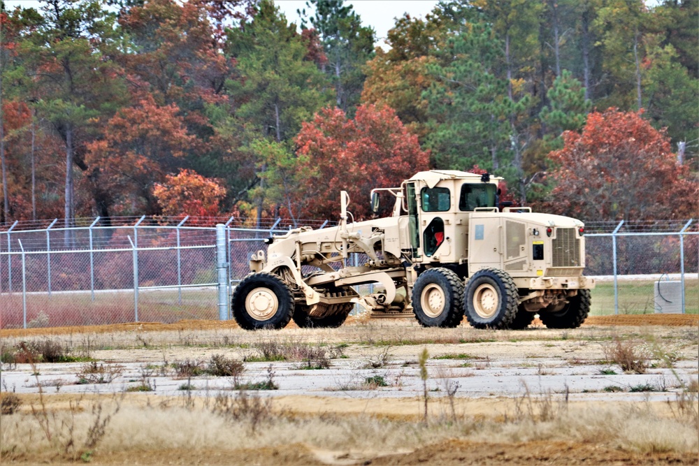 Engineers with Wisconsin National Guard’s 173rd Engineer Company work on McCoy troop project