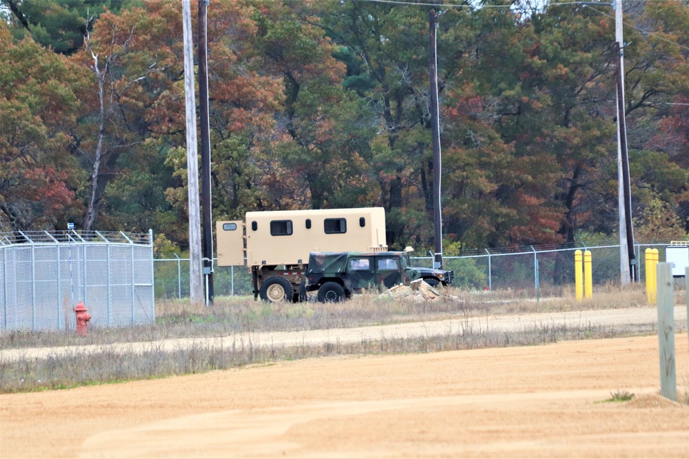 Engineers with Wisconsin National Guard’s 173rd Engineer Company work on McCoy troop project