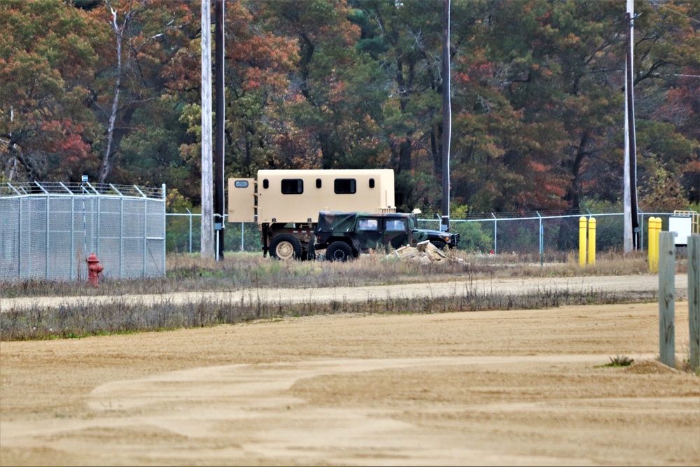 Engineers with Wisconsin National Guard’s 173rd Engineer Company work on McCoy troop project