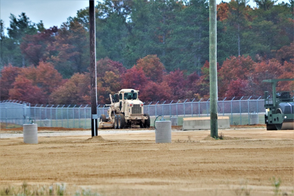 Engineers with Wisconsin National Guard’s 173rd Engineer Company work on McCoy troop project