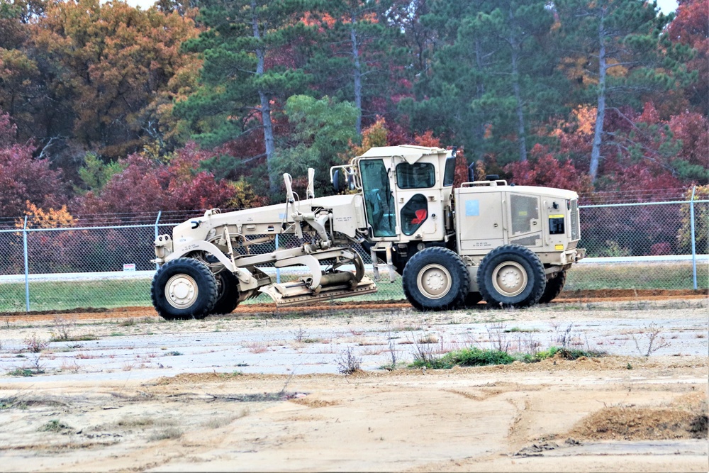 Engineers with Wisconsin National Guard’s 173rd Engineer Company work on McCoy troop project