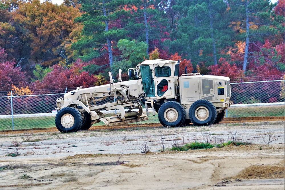 Engineers with Wisconsin National Guard’s 173rd Engineer Company work on McCoy troop project