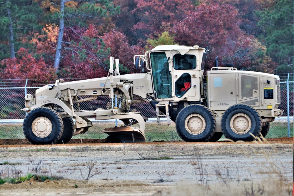 Engineers with Wisconsin National Guard’s 173rd Engineer Company work on McCoy troop project