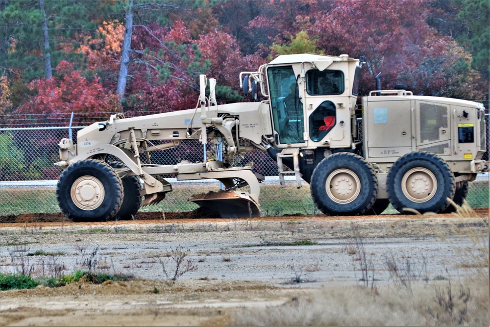 Engineers with Wisconsin National Guard’s 173rd Engineer Company work on McCoy troop project