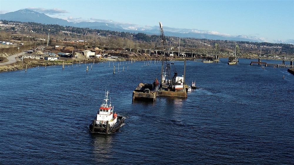 Army Corps will begin two-month dredging operations at Everett Harbor, Snohomish River, Dec. 18